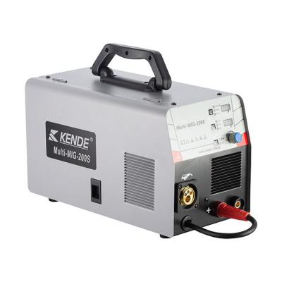 China Portable Hotel KENDE IGBT Inverter 4 in 1 Gas MIG MAG Welder Welding Machine Multi MIG 200 CO2 Muttahida Majlis-e-Amal TIG MIG Mag Aluminum for sale