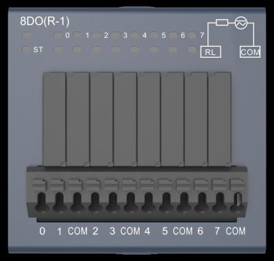 China PLC Communication Module Decowell RS Series Integrated I/O 8do R-1 Easy Installation for sale