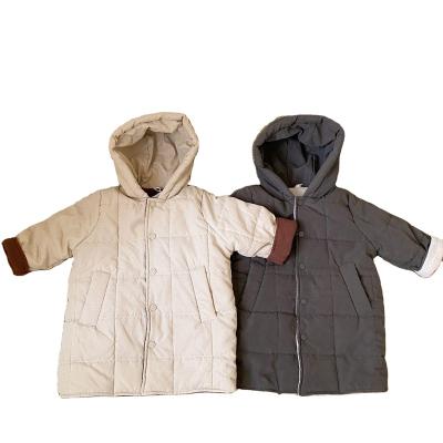 China Waterproof children's  turndown collar cotton  coatJacket  Boy Girl children clothing Winter for sale