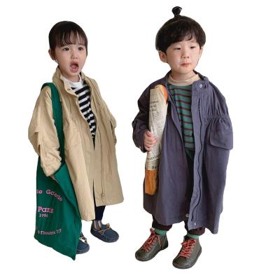 China Breathable Autumn Winter Kids Coat girl children clothing cotton-padded windbreaker coat  children's Jacket long windbreaker for sale