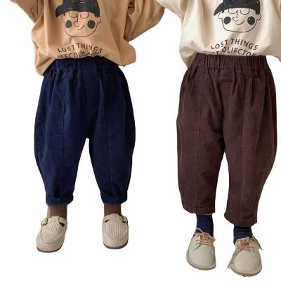 China Breathable New children's clothing girls pants kids boys pants children trousers radish pants for sale