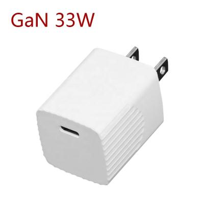 China USB C 33w Gan Charger USA Mobile Phone/Mini 33W PPS Logo Palladium Charger GaN II Travel Wall Adapter Custom Quick Plug For iPhone Huawei Samsung for sale