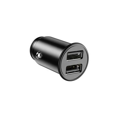 China Mobile Phone/Black Ipad/Camera/PDA/MP3 Dual USB USB Car Charger Adapter Manufacturer Mini Car Phone Charger 2.4A for sale