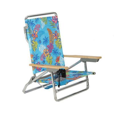 China Traditional Outdoor Portable Picnic Chair Camping Fishing Ultralight Aluminum Backpack Folding High Seat Beach Chair for sale