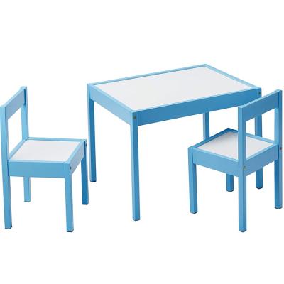 China Modern Preschool Kids Furniture Kindergarten Kindergarten Activity Table Wooden Desk and Chairs Set with Dry Erase Table Top for sale