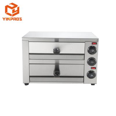 China Outdoor Electric Bakery Equipment Double Layer Pizza Oven for sale