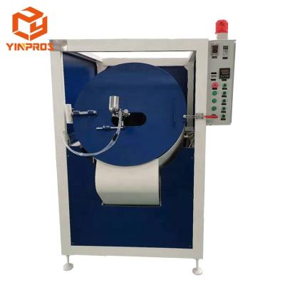 China Metal Parts Glue To Paint Silver Color Big Size Auto Paint Spray Coating Machine With Auto Heating System for sale