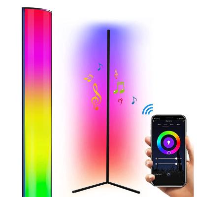 China OPWXM RGB Color Changing Remote Control RGB Color Changing Remote Control RGB Metal Standing Nordic LED Floor Lamp Mood Lights For Living Room Bedroom TV Game for sale