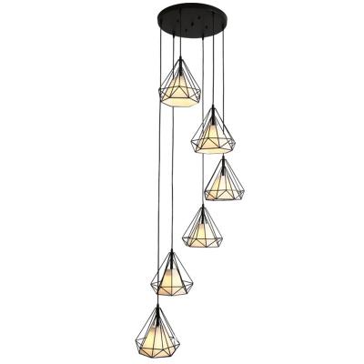 China Modern Style Indoor Decorative Simple Modern Lights Indoor Lighting Restaurant Bar Pendant Lights Modern Decoration Clothing Store Chandeliers Indoor Lighting Black Gold for sale