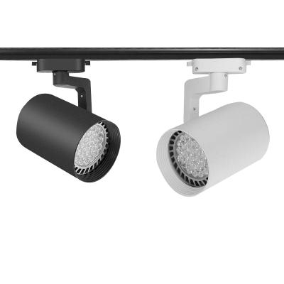 China Save Energy Saving Energy High Brightness Magnetic Rail LED Spot Track Lights Store Studio Indoor COB Linear Track Light for sale