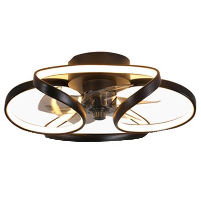 China 2700K-6500K Style 2700K-6500K Minimalist Living Room Decorative Low Noise LED Remote Control Ceiling Fan Lights 60W for sale