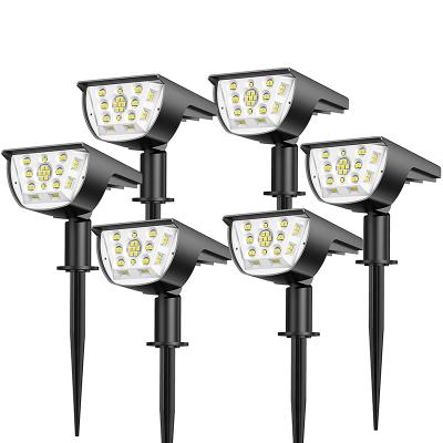 China Easy Installation IP65 Waterproof Solar Powered 32LED Landscape Lights Decorative Yard Garden Pathway Wall Lights for sale