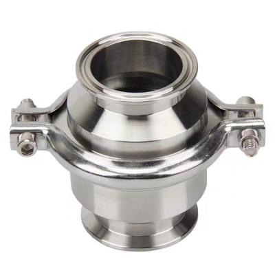 China Food Grade Tri Flange Ferrule NRV Tri Flange 304 316L General Hygienic Stainless Steel Sanitary Tri Non Return Check Valve for sale