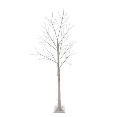 China Birch Lamp White Birch Ornament Lights Warm White Led Tree Lights Outdoor Christmas Ornament Artificial WHITE Led Birch Palm Tree Lights for sale