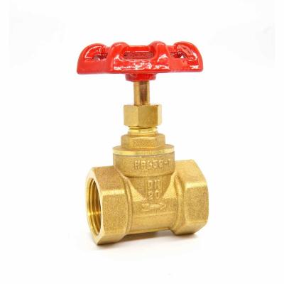 China General Dorun High Quality Customized Water Brass Stop Valve NPT Brass Stop Gate Ball Valve for sale