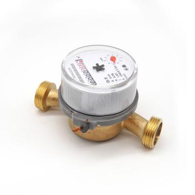 China Dry drial Dry Type 1/2 Russia single jet cold water meter Residential for sale