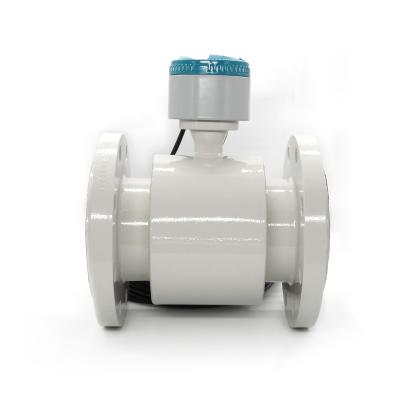 China 2 4 8 12 Inch Magnetic Water Flowmeter Electromagnetic Flow Meter Flange RS485 Industrial Agricultural Smart Liquid Flowmeters DN50-DN300 for sale