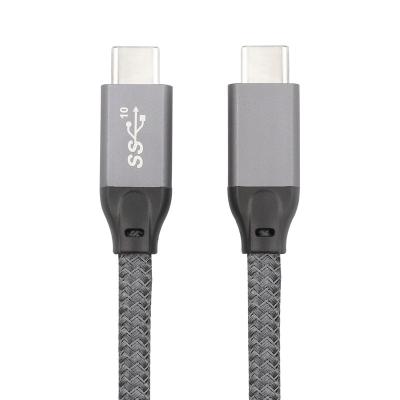 China Video Game Player USB C 3.1 Type C Cable With Emarker 20Gbps Usb To Usb Cable Fast Charging for sale