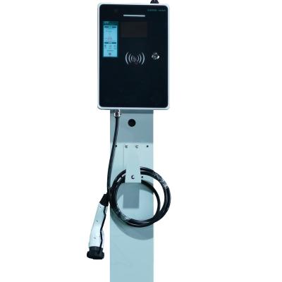 China IP54 AC EV Charger Three Phase For Electric Vehicles DC EV Floor Mounted Charging Station for sale