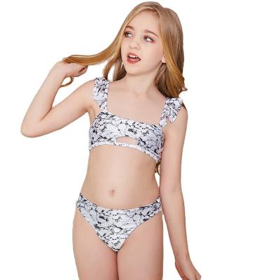 China Good quality plus size animal wallpaper children swimsuit plus size beachwear sexy two-piece swimwear for sale