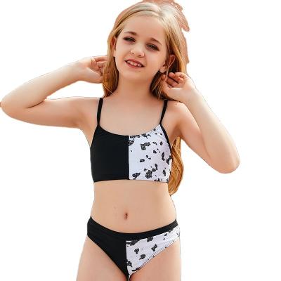 China Low Price Plus Size Set White 2 Piece Swimsuit Swimwear Bikini Kids Swimwear for sale