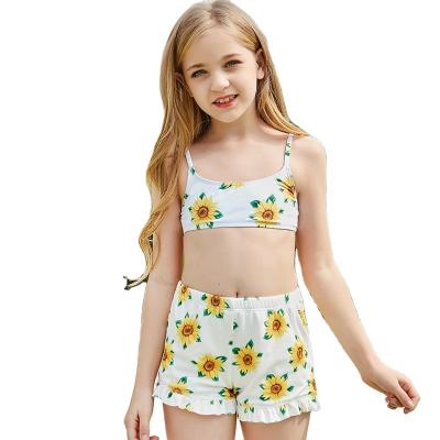 China Wholesale Plus Size 3pcs Child Bandage Customize Kids Bikini Swimwear for sale