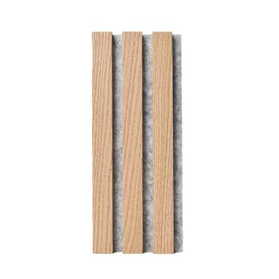 China Eco Friendly Acoustic Wood Slat Panels Sound Absorbing 2400mm E0 Grade for sale