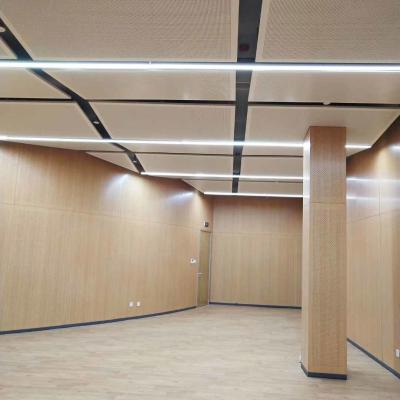 China High NRC Natural Veneer Perforated Acoustic Wood Panels For Commercial Office for sale