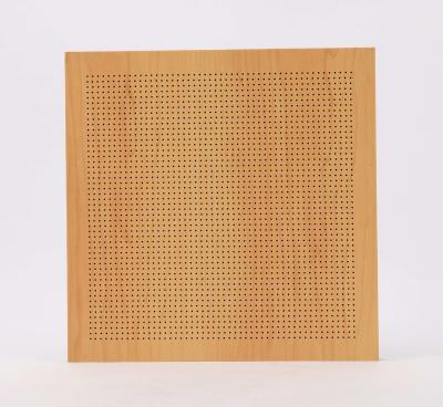 China 15mm 18mm Thick Micro Perforated Acoustic Panels E1 Grade 0.8 NRC Sound Absorption for sale