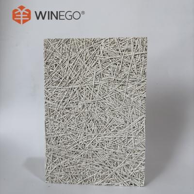 China Natural / Painting Color Acoustic Wood Wool Panels Long Lasting Soundproofing for sale