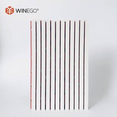 China Custom Color Grooved Acoustic Wood Wall Panels 15mm For Aesthetically Spaces for sale