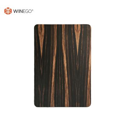 China Interior Laminate Wall Panels With Smoked Wood Grain Veneer Finish Custom for sale