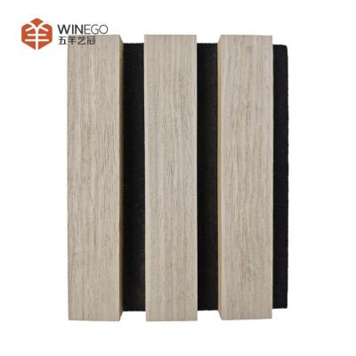 Cina Colore versatile per scegliere pannelli acustici in legno di ardesia per il muro interno in vendita