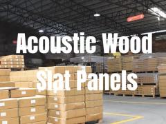 Premium Wood Slat Acoustic Panel - Stylish Acoustic Solution For Modern Interiors