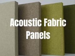 Custom Different Colors Fabric Acoustic Panels With High Density For Walls