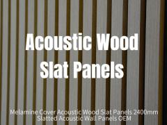 Elegant Wood Slat Acoustic Panel Functional And Artistic Sound Absorption