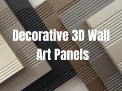 OEM 3D Wall Art Panels Decorative MDF Board For Commercial And Living Rooms