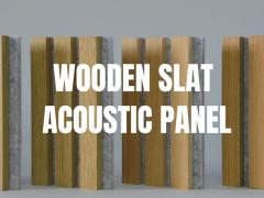 2400mm Natural Oak Acoustic Slat Wood Wall Panels With Black Grey Felt Backing