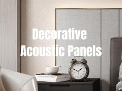 Portable And Lightweight Decorative Acoustic Panels Fabric Finish