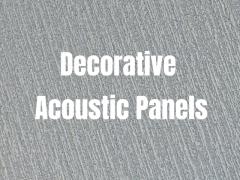 Textured Fabric Decorative Acoustic Panels Various Colors Available