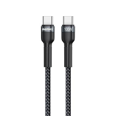 China Remax Rc-172 MP3/MP4 Player Remax Rc-172 Usb 1m PD Data Phone Accessories Charger 100w Fast Charging Type C Braided Cable for sale