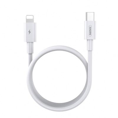 China Remax OEM/ODM RC-175I 20W 1M COMPUTER Fast Charging 5A Data Cable USB C to Light Up Cable for Iphone for sale