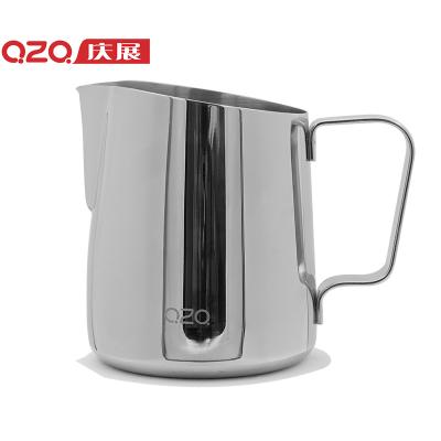 China Custom Viable Design Latte Art Espresso Coffee Maker Stainless Steel 304 Frother Jug Bartender Milk Pitcher for sale