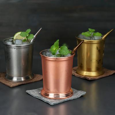 China Wholesale Custom Viable Cocktail Cup Solid Mint Copper Stainless Steel Moscow Mule Mug Mojito Wedding Party Mug for sale