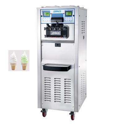 China Home Snack Factory Made Stainless Steel Free Spare Parts Floor Standing Ice Cream Maker Juice Frozen Machine for sale