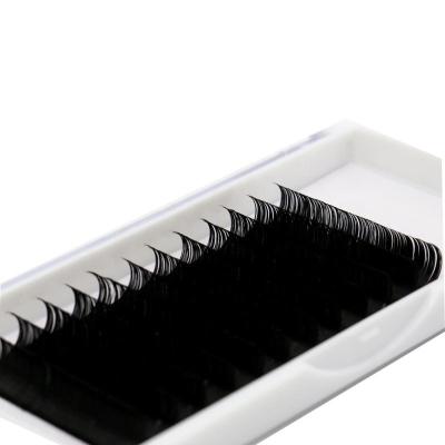 China Natural Wholesale 0.05 Person Eyelash Extensions Long Faux Mink Eyelash Extensions Fluffy Eyelash Extensions for sale