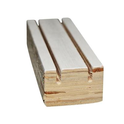 China Furniture Decoration Chine Supplies High Grade Primed Poplar LVL Door Jamb And Top Rails Grooved Plywood for sale