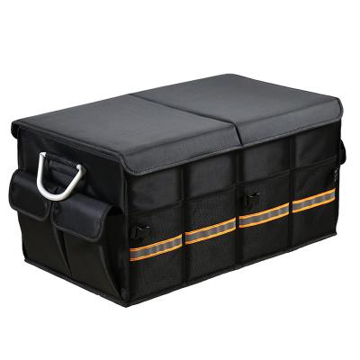 China High Capacity 66L Car Trunk Organizer Foldable SUV Car Vehicle Storage Bag Folding Sundries Bag Customized Car Organizer for sale