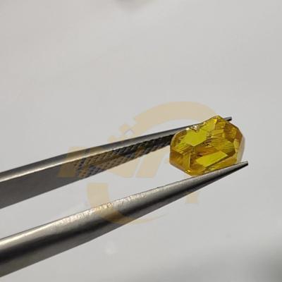 중국 Yellow Uncut  Rough Diamond Lab Grown Synthetic Diamond For Gem 판매용