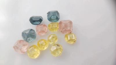 China HPHT Pink Blue Yellow  Rough CVD Lab Grown Diamond Color Diamond Substrate for sale